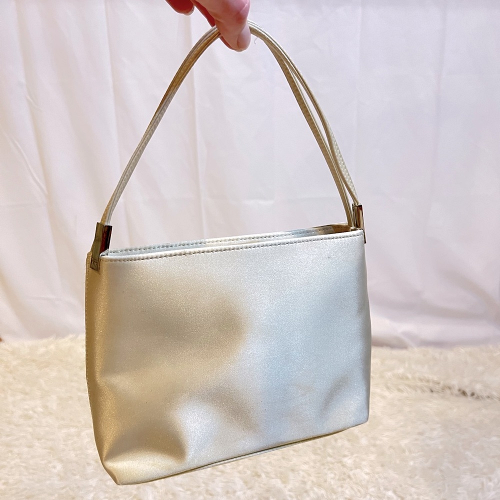 Y2K | Cream satin mini bag